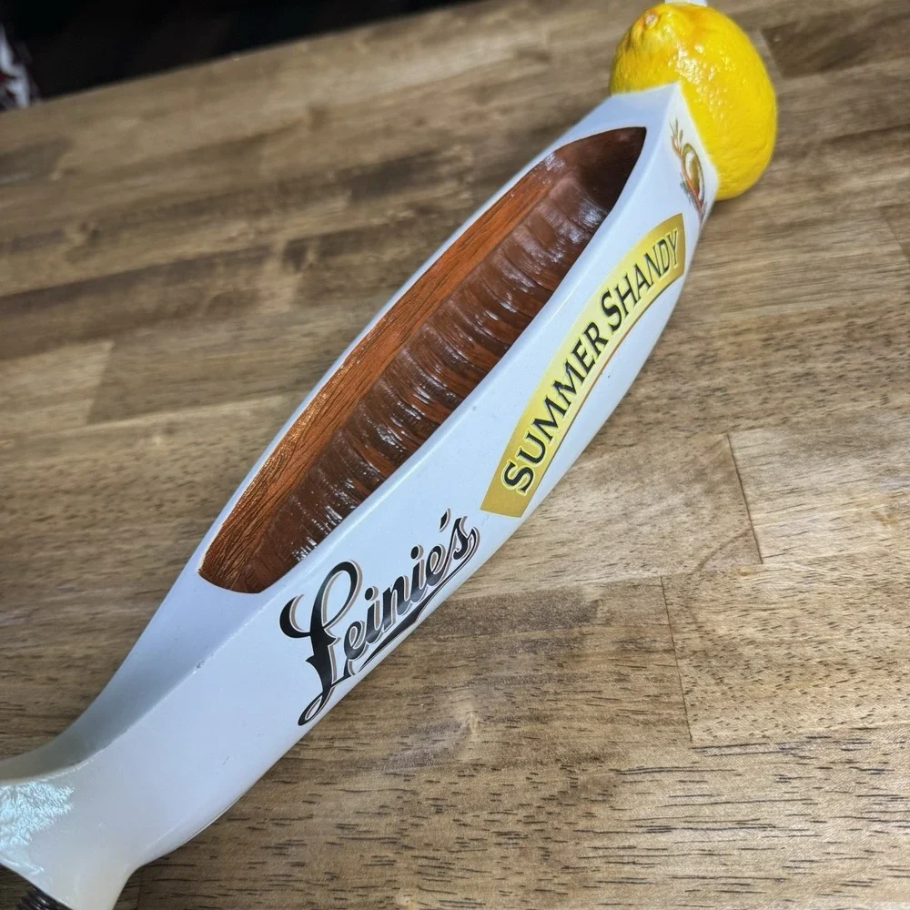 Leinenkugel's Summer Shandy Beer Tap Handle Lemon Bar Pub Kegerator